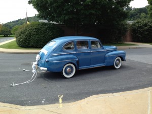 1946 Ford Sedan - Ready for the Bride and Groom